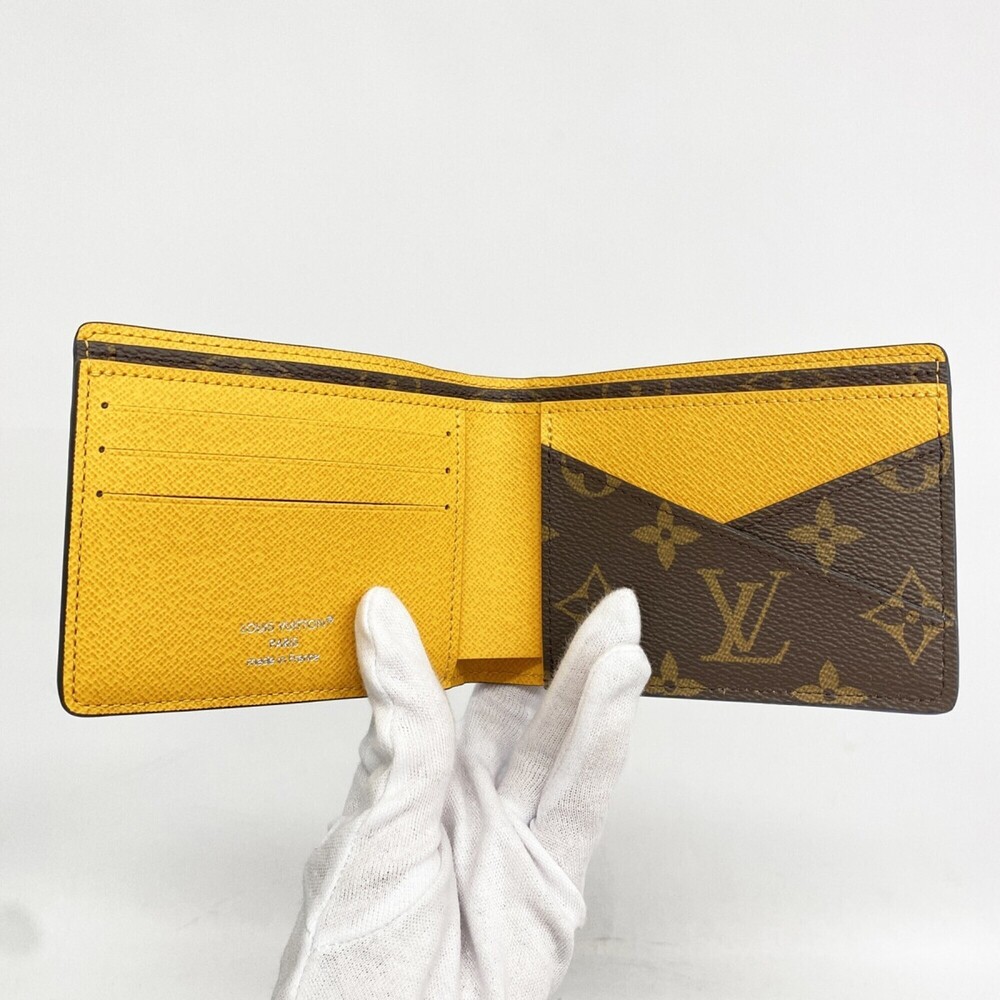 Louis Vuitton Monogram Macassar Portefeuille Multiple Wallet M12837 Brown Saf... - Picture 3 of 5